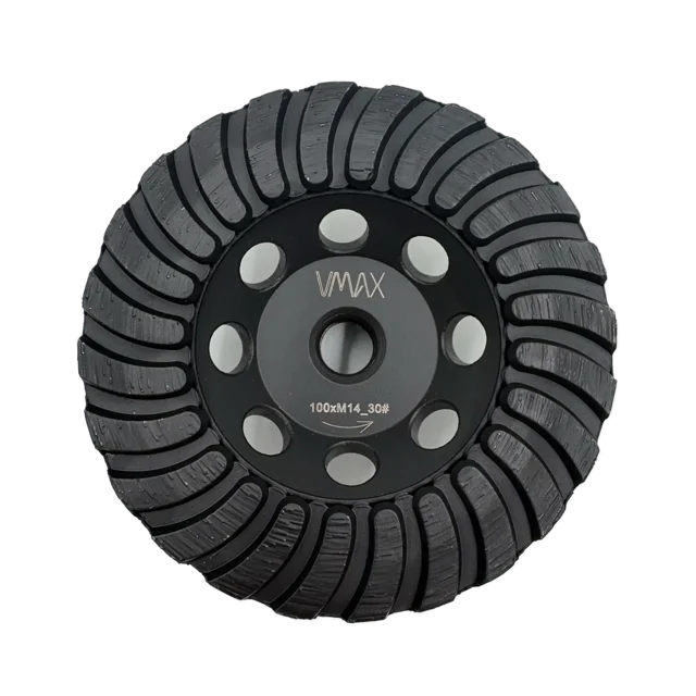 Diamant-Schleiftopf ALU Turbo WHEEL für Winkelschleifer 100mm M14