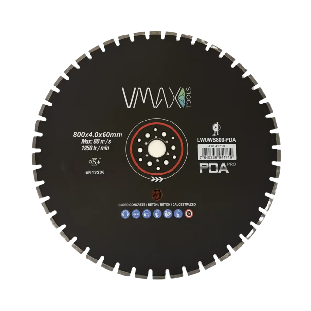 Diamanttrennscheiben für Wandsägen LWUW-PDA 800 x 4.0 mm