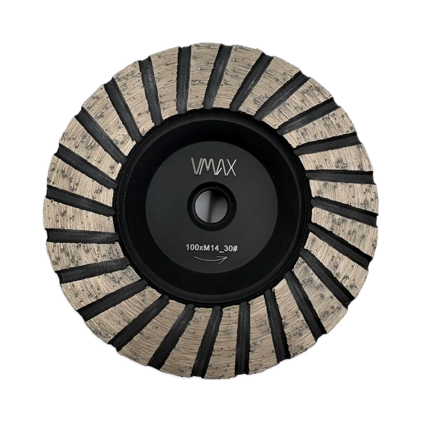 Diamant-Schleiftopf ALU Turbo für Winkelschleifer 100mm M14