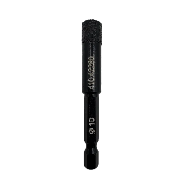 Fliesenbohrer PREMIUM mit Kühlwachs HEX 10 mm