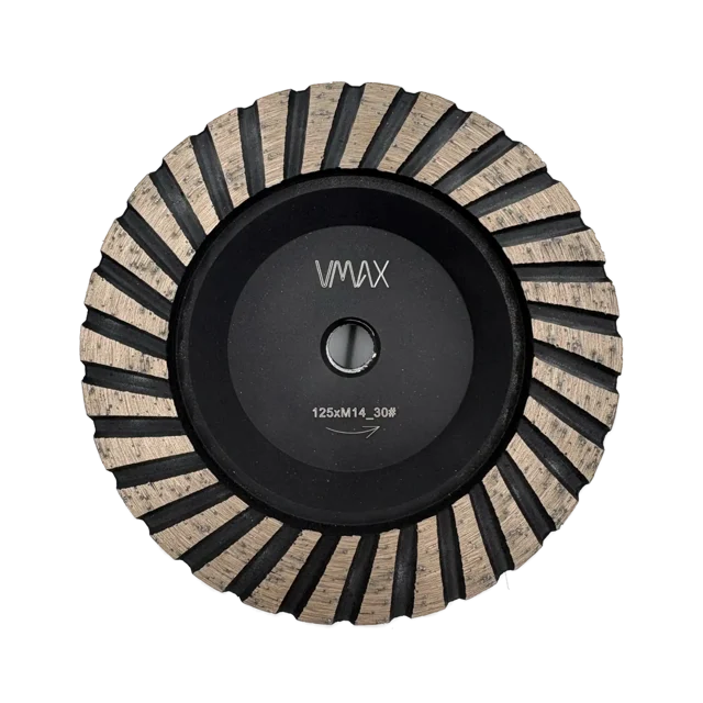 Diamant-Schleiftopf ALU Turbo für Winkelschleifer 125mm M14
