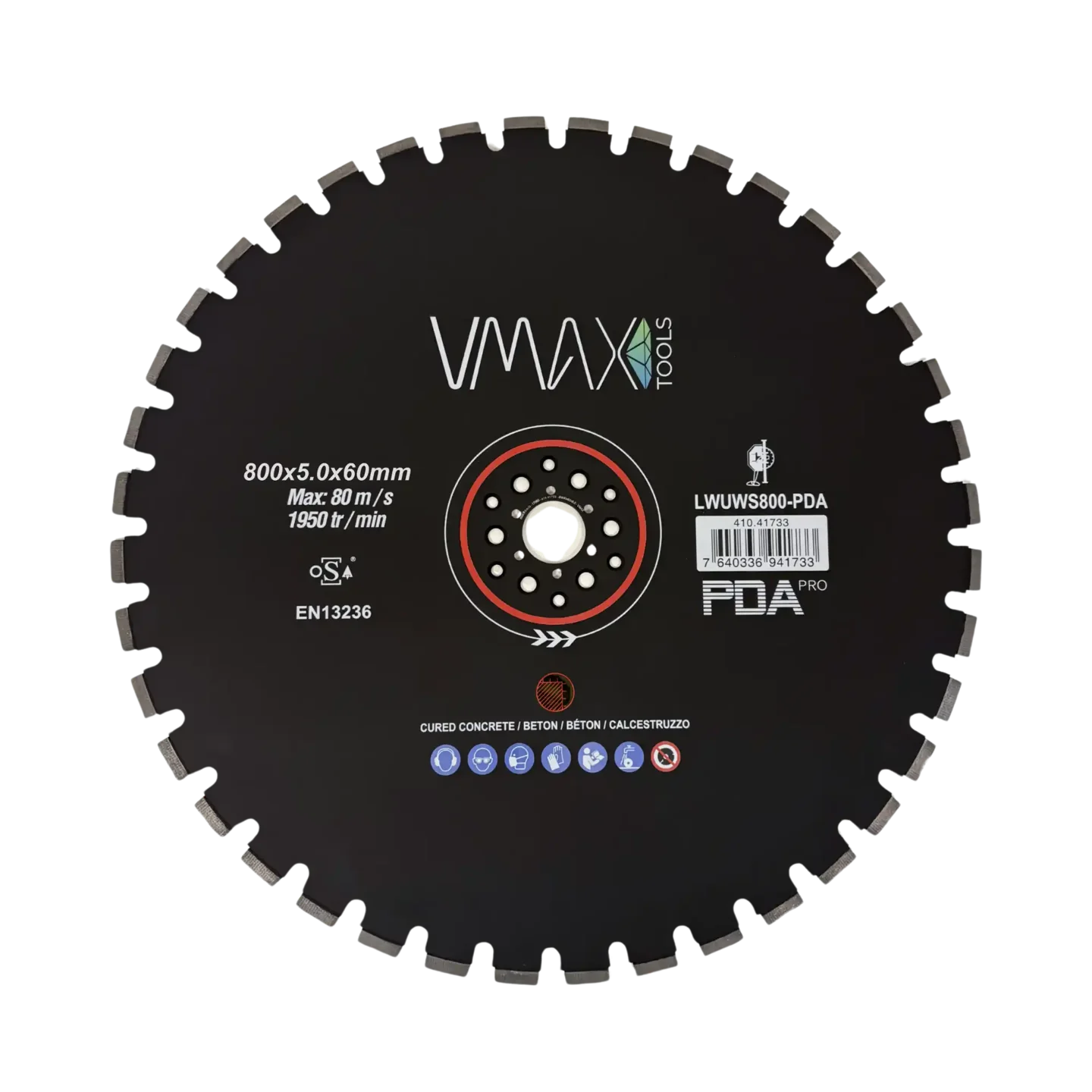 Diamanttrennscheiben für Wandsägen LWUW-PDA 800 x 5.0 mm