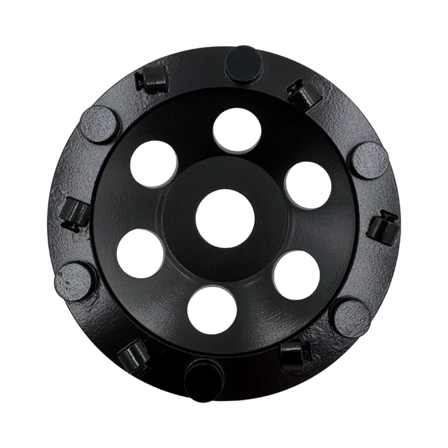 Diamant-Schleiftopf 6-PKD für Winkelschleifer 125mm