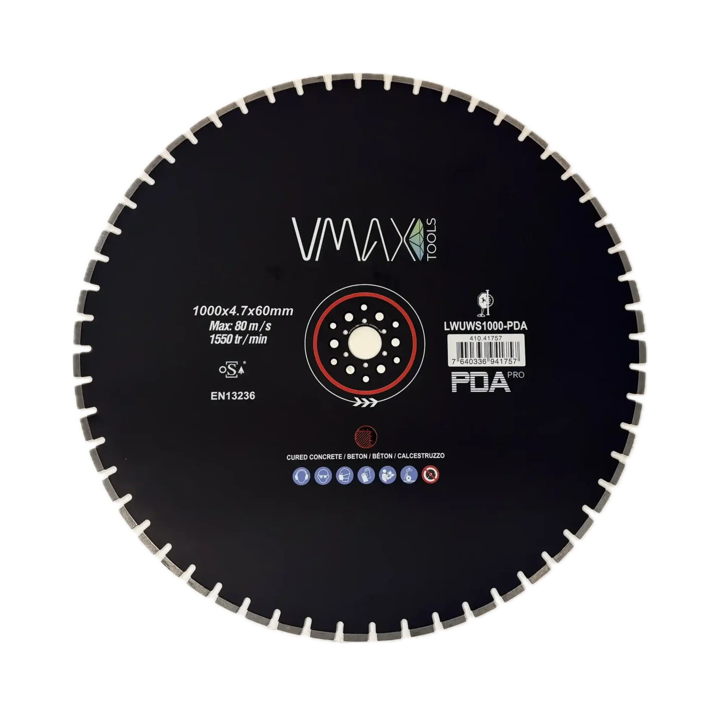 Diamanttrennscheiben für Wandsägen LWUW-PDA 1000 x 4.7 mm