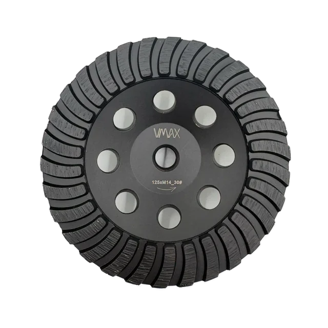 Diamant-Schleiftopf ALU Turbo WHEEL für Winkelschleifer 125mm M14