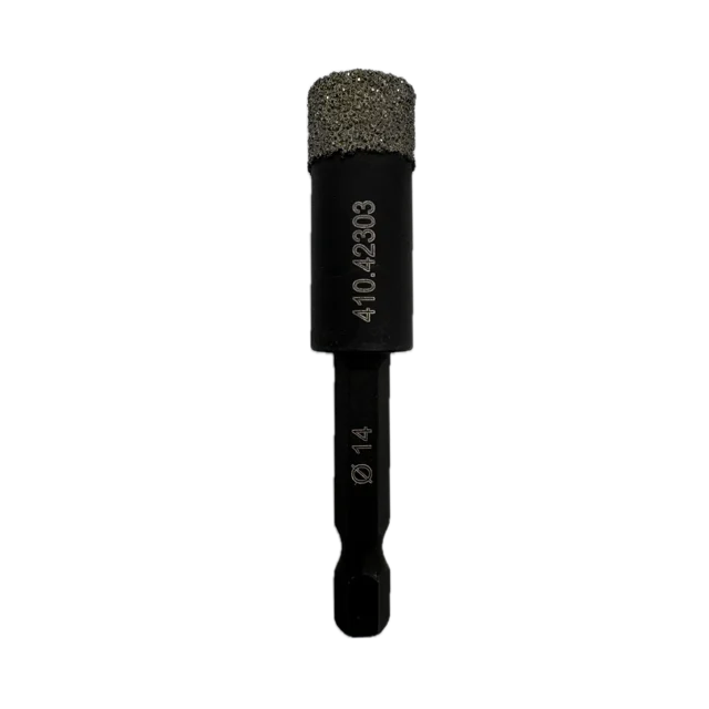 Fliesenbohrer PREMIUM mit Kühlwachs HEX 14 mm
