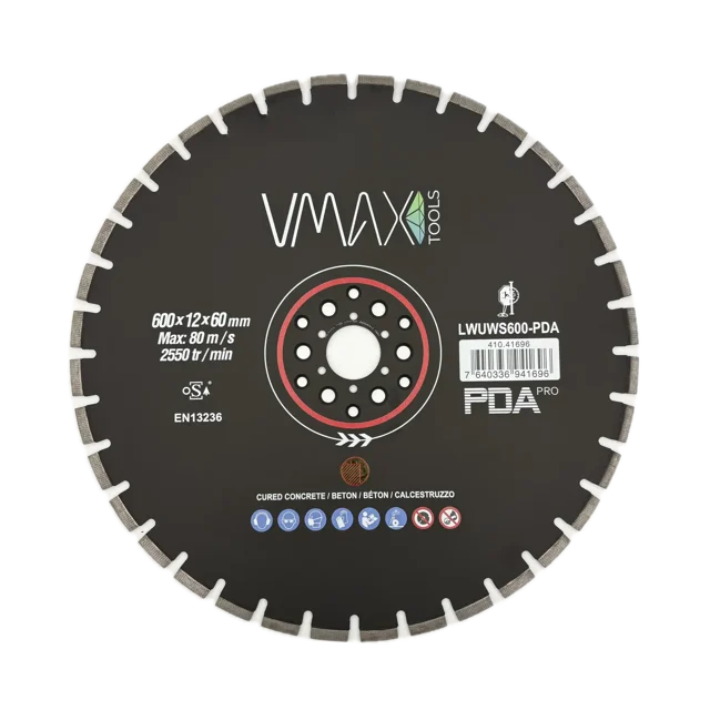 Diamanttrennscheiben für Wandsägen LWUW-PDA 600 x 4.5 mm